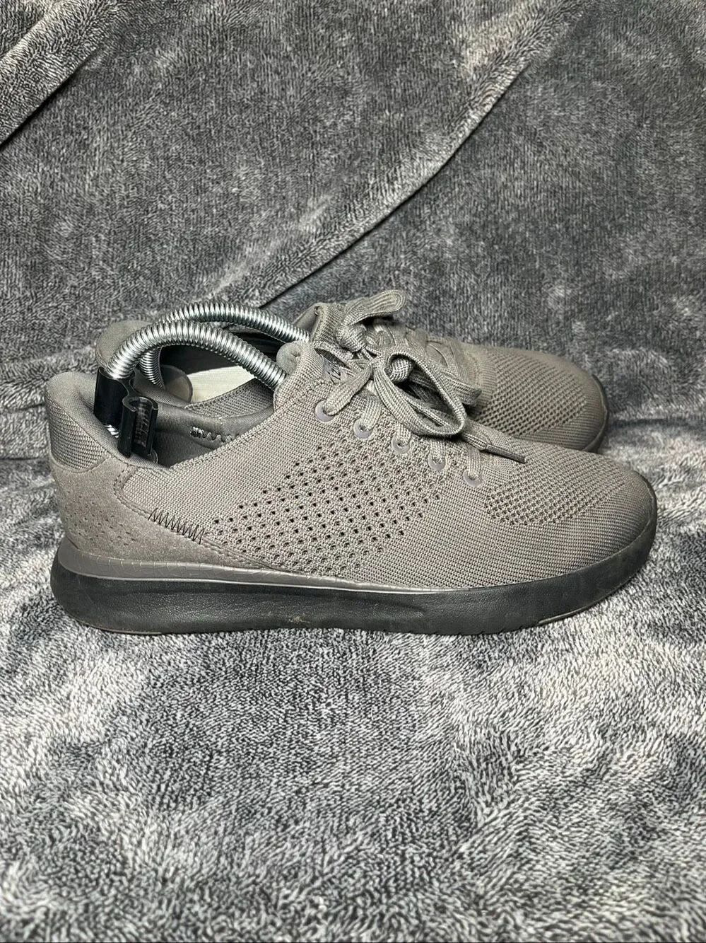 Kizik Athens Hands-Free Slip-On Shoes Grey Knit Men's 7 / Women's 8.5 G1FCDLIMGT